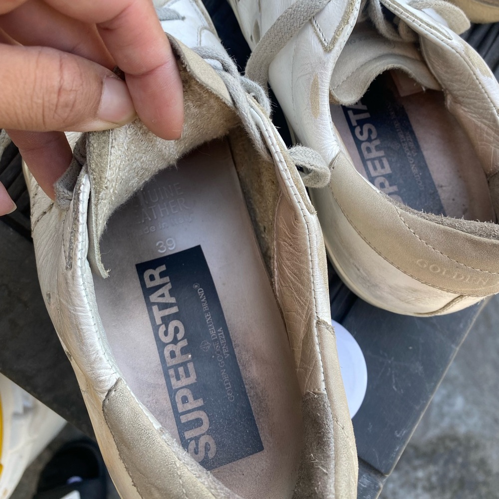 Golden Goose Superstar Mixed Leather Sneakers Sz39 - Picture 11 of 11
